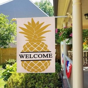 Pineapple Outdoor Flag Welcome Flag Summer Flag